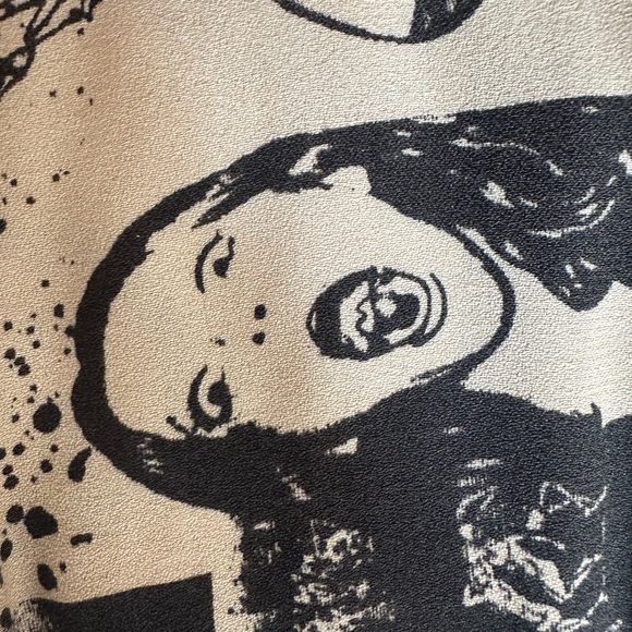 Reformation Monochrome Graphic Dress - Picture 3 of 5